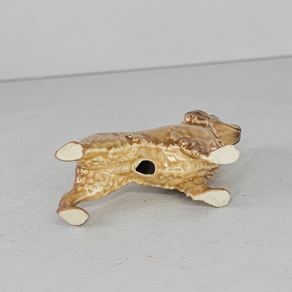 Vintage Hagen Renaker DW Cocker Spaniel His Nibs Figurine Ceramic Glossy *Repair - Picture 7 of 10
